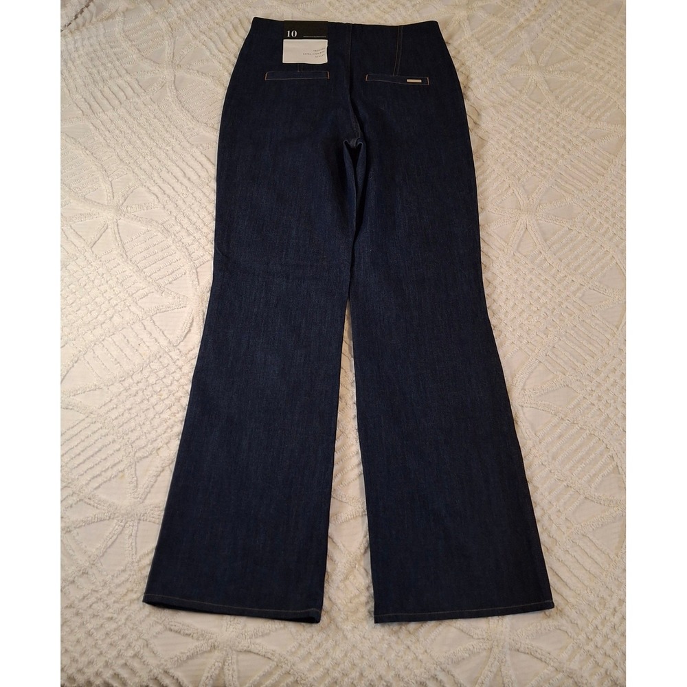 White House Black Market Womens 10 High Rise XHR Sculpt Trouser Blue Jeans NWT - Picture 10 of 10